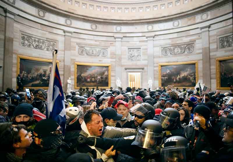 Capitol Protest Rotunda